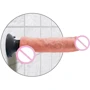 Вібратор Vibrating King Cock 10 with Balls, 20.5x5.7 см: Тип і форма Реалістичні