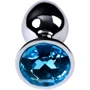 Анальна пробка із кристалом Metal By Toyfa Gold anal plug topaz: Наявність вібрації  Нет