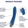 Вібратор Satisfyer Spinning Vibe 1 Blue: Тип управління кнопкове
