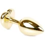 Анальная пробка с кристаллом BOSS of TOYS Boss Series - Jewellery Gold Heart PLUG Black S, BS6400038: Особенности С кристаллами