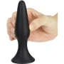 Анальний затор LoveToy Lure Me Butt Plug L Black: Матеріал Силикон