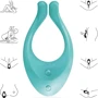 Вибратор для пар Satisfyer Endless Love Turquoise: Диаметр, см 6.5