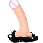 Фаллопротез Fetish Fantasy For Him or Her ​Hollow Strap-On, 15x4.5 см, телесный