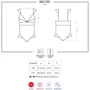 Боди Obsessive 863-TED-3, L/XL фото 6