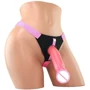 Страпон Climax Strap-on Ice Dong & Harness set, рожевий: Тип кріплення На ремінцях