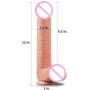 Фаллоимитатор Dual-Layered Silicone Nature Cock 12": Длина проникновения, см 24