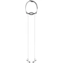 Затискачі для сосків з кляпом Bedroom Fantasies Nipple Clamps & Silicone Gag Ring: Колір серебристый