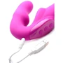 Evoke Rechargeable Vibrating Silicone Strapless Strap On - страпон 24.7x4 см, розовый: Для кого Для пары