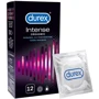 Акційний набір для закоханих Durex Презервативи латексні зі змазкою Intense Orgasmic № 12 + Інтимний гель-змазка, INTENSE ORGASMIC 10 ml: Властивості Зволожуючі, Зігріваючі, Охолоджуючі, Збуджуючі