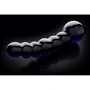 Анальная пробка Icicles No 66 Black, 12x3.5 см, черный: Материал Стекло