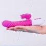 Вибратор BOSS FoxShow Silicone Heating and Thrusting Vibrator Purple: Для кого Для женщин