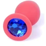 Анальная пробка Boss Series - Jewellery Red Silicon PLUG Small Blue (BS6400080): Тип Анальные пробки