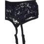 Пояс для панчіх + стрінги NDS 0032-2 Вlack S/M (17779) фото 10