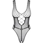 Сексуальний боді з вирізом Obsessive B117 black S/M/L: Вид Боді
