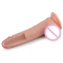Фаллоимитатор LoveToy Dual-Layered Silicone Cock 8" Flesh: Наличие вибрации Нет