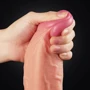 Фаллоимитатор LoveToy Dual Layer Platinum Silicone Cock 10" (телесный): Длина проникновения, см 25