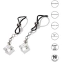 California Exotic Novelties Nipple Jewelry Crystal Gem прикраса для грудей фото 5