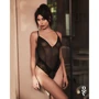 Боді Obsessive Blomentis crotchless teddy M/L: Декор Бант, Кружево
