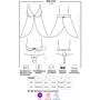 Еротичний костюм Obsessive Bunny 815-CST-1, L / XL фото 6
