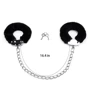 Оковы LOVETOY Fluffy Leg Cuffs, Black: Цвет черный
