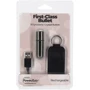 Вібропуля PowerBullet - First-Class Bullet 2.5" з Key Chain Pouch, Gun Metal фото 6