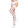 Нейлоновые чулки в сеточку Leg Avenue OS White: Применение На ноги