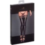 Чулки Noir Handmade F135 Powerwetlook stockings Вlack, XL: Применение На ноги