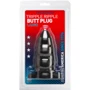 Анальна пробка Tripple Ripple Butt Plug Large, 11.6x6 см, чорний: Для кого унісекс