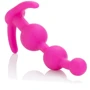 CalExotics Booty Call Booty Beads анальна ялинка, 12x3.25 см, рожевий: Матеріал силікон