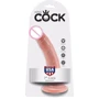 Фалоімітатор на присоску Pipedream King Cock 7, 18х4 см, тілесний: Наявність вібрації  немає