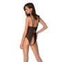 Боди Passion Ursula Body black XXL/XXXL, с ажурным декором и открытым шагом: Материал Полиэстер