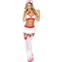 Игровой костюм Медсестра NDS 225 White/Red M/L (23609): Материал Полиамид