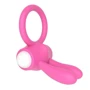 Эрекционное виброкольцо LoveToy Power Clit Cockring, Pink фото 4