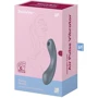 Вакуумний стимулятор із вібрацією Satisfyer Curvy Trinity 1 Bluegrey: Призначення Вакуумні