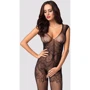 Бодістокінг Obsessive Bodystocking F234 black S/M/L: Застосування На тело