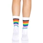 Носки женские в полоску Leg Avenue Pride crew socks Rainbow, 37–43 размер: Для кого Для женщин