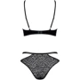 Сексуальный комплект Obsessive Bagirela 2-pcs set black L/XL: Для кого Для женщин