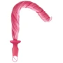 Анальна пробка з хвостиком Unicorn Tails Pastel, 8,4х3,2 см, рожевий