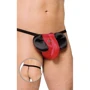 Мужские трусы SoftLine - Thong 4445, S-L (red/black)