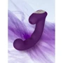 Вакуумный стимулятор с вибрацией 2в1 Сатисфакер Amante, 17.8x4 см (фиолетовый): Тип и форма Двусторонние