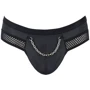Трусы Passion SLIP OPEN TOM 030 black L/XL: Узор Однотонный