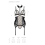 Корсет с открытой грудью Passion DOMINICA CORSET Вeige L/XL (стринги в наборе): Применение На тело