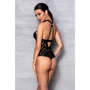 Сетчатый боди с халтером и ритмичным рисунком Hima Body black XXL/XXXL - Passion: Для кого Для женщин