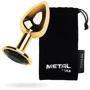 Анальна пробка із кристалом Metal By Toyfa Gold anal plug Tourmaline: Тип Анальные пробки