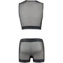 Изысканный комплект Passion 053 SET WILLIAM black L/XL: Узор Однотонный