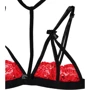 Эротический комплект NDS 1290 Red/Вlack (S, M, L, XL) (19005): Декор Кружево, Бант