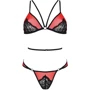 Комплект белья Passion PEONIA SET Red S/M red: Вид Комплекты