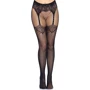 Колготки Leg Avenue Fishnet tights with back seam One size Black