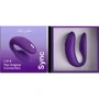 Вібратор We-Vibe Sync Purple: Довжина, см 7.4