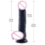 Фалоімітатор-насадка Hismith 8.3" Silicone Dildo Black: Тип Классические дилдо